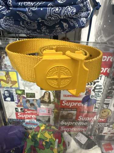 Stone Island Stone Island Web Belt Yellow