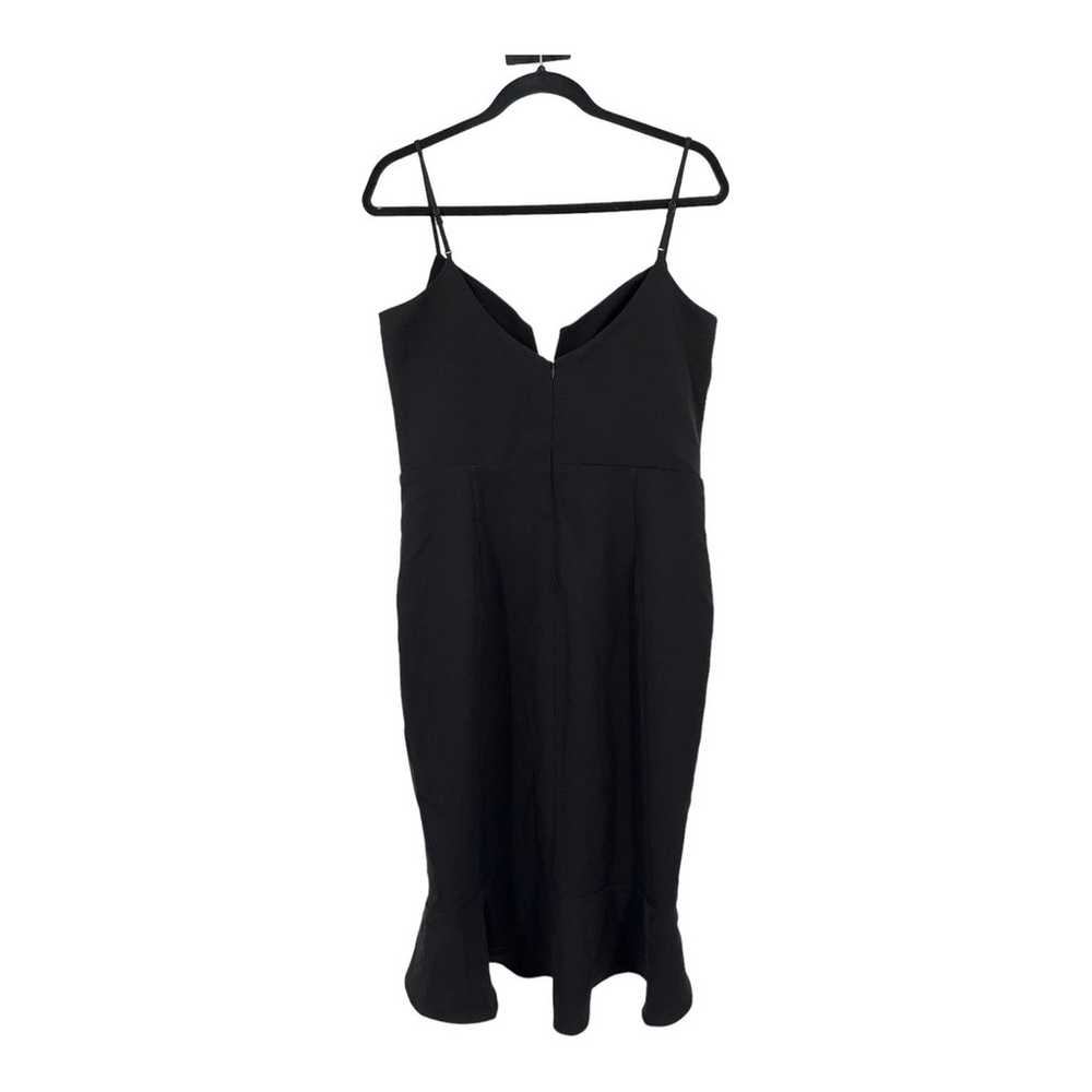 Bardot dress Kristen Flounce sleeveless black 10/L - image 3