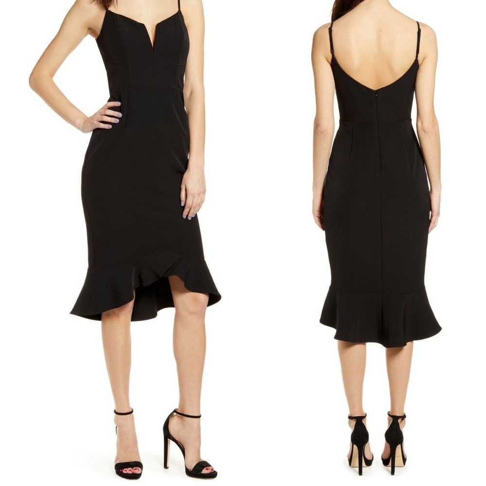 Bardot dress Kristen Flounce sleeveless black 10/L - image 5