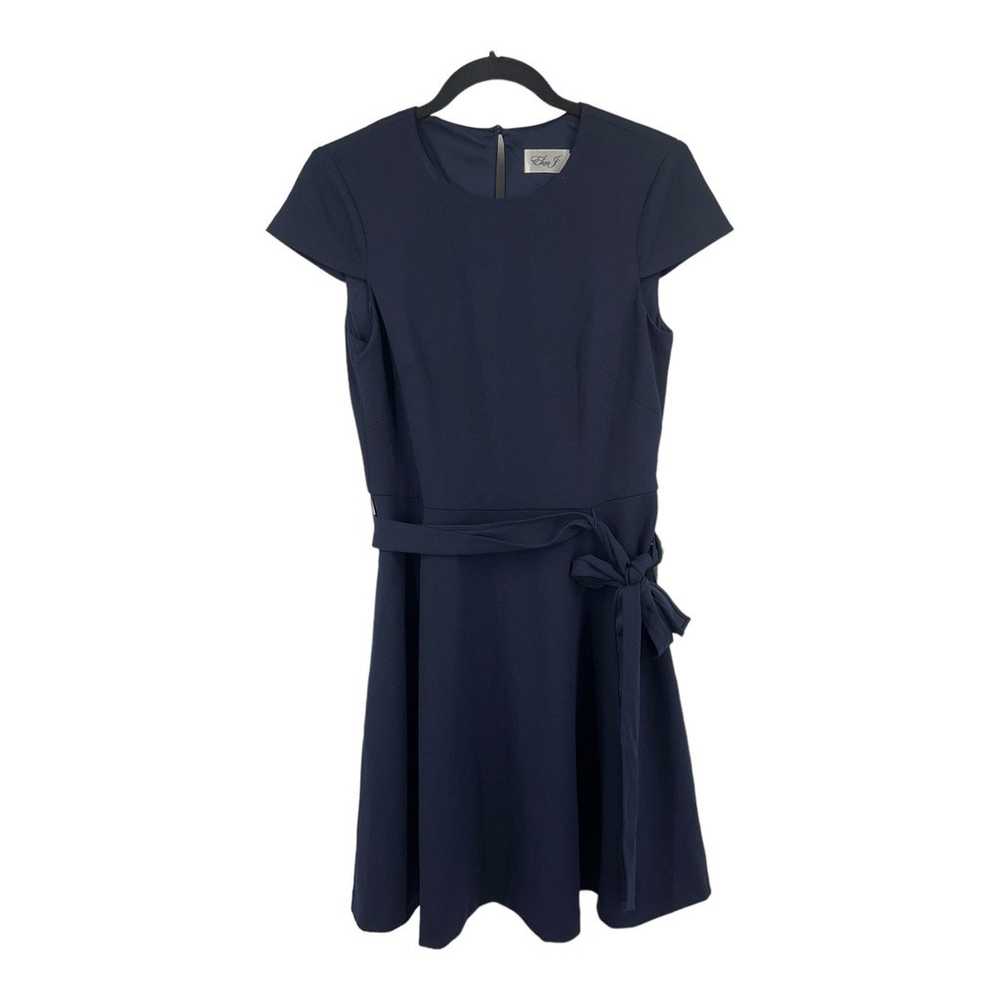 Eliza J dress navy blue fit flare size 6 - image 1