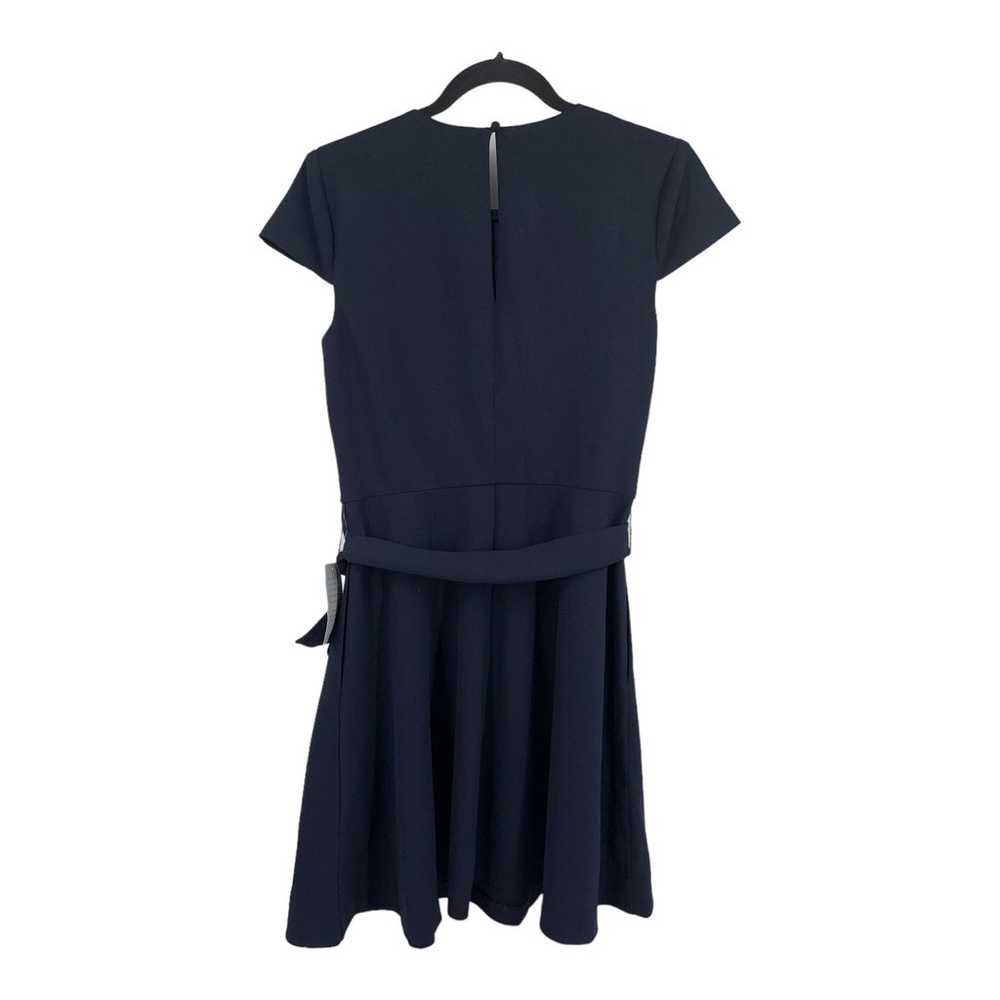 Eliza J dress navy blue fit flare size 6 - image 3