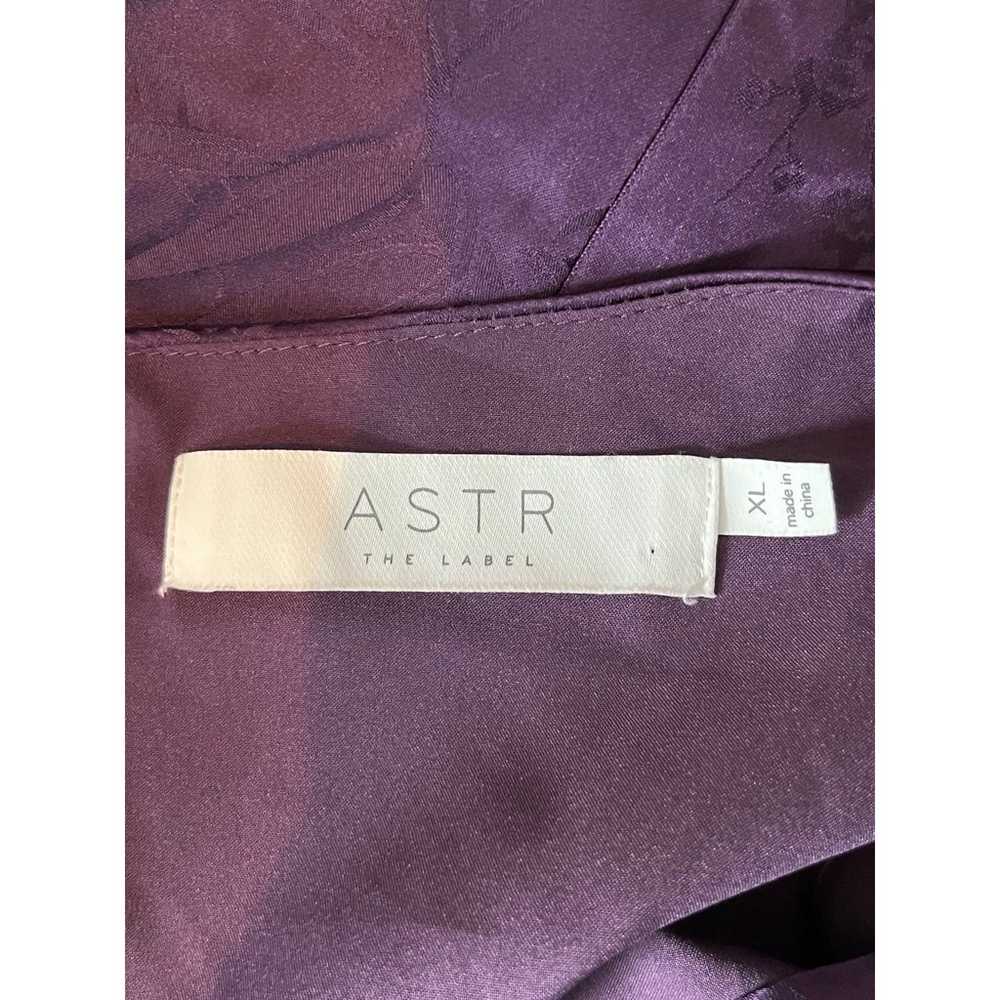 Astr the Label front twist long sleeve purple X-L… - image 6