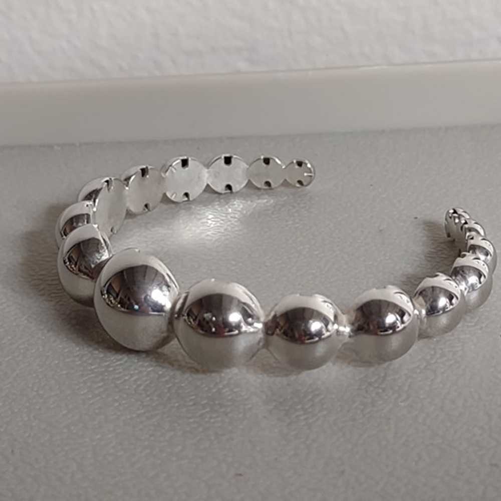 Vintage Silver Tone Best Brand Cuff Bracelet - image 1