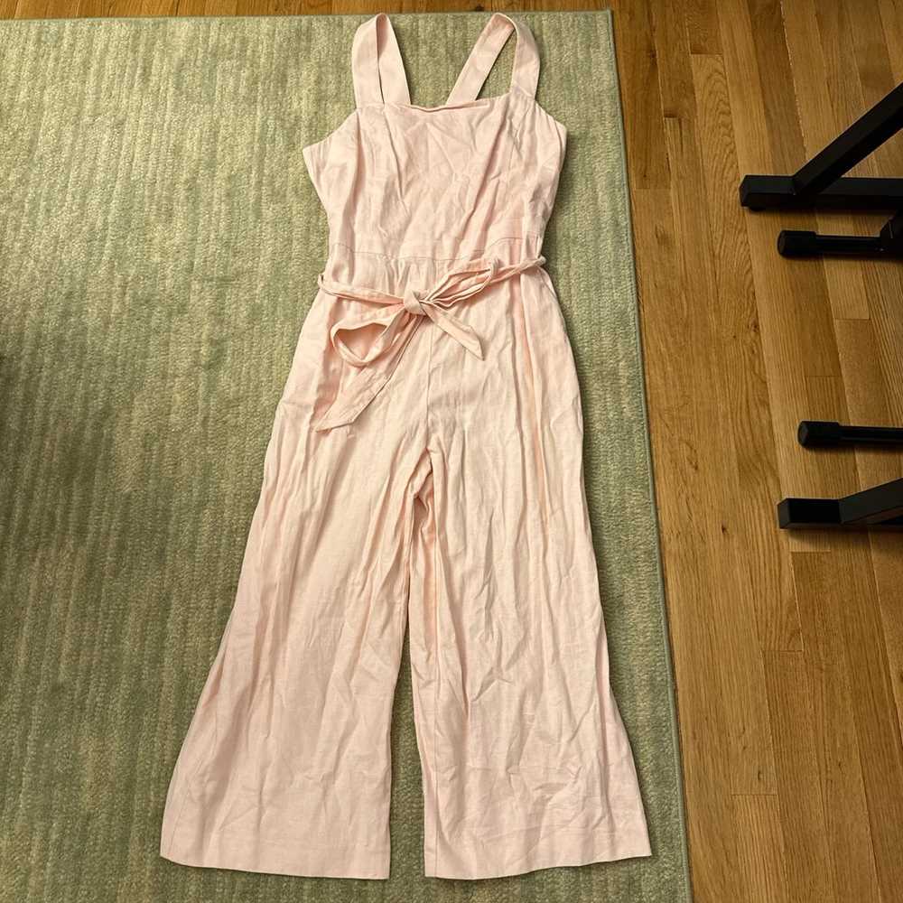 Banana Republic Linen Tie Jumpsuit (Pink) - image 1