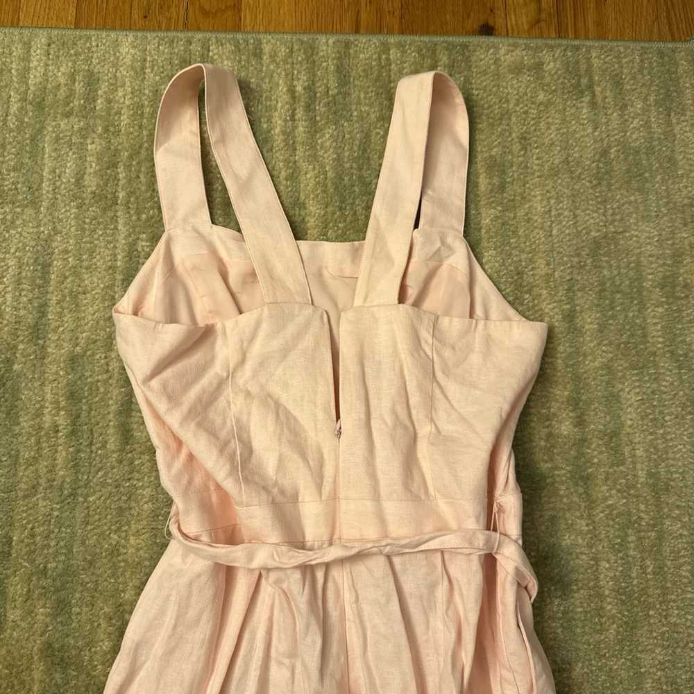 Banana Republic Linen Tie Jumpsuit (Pink) - image 6