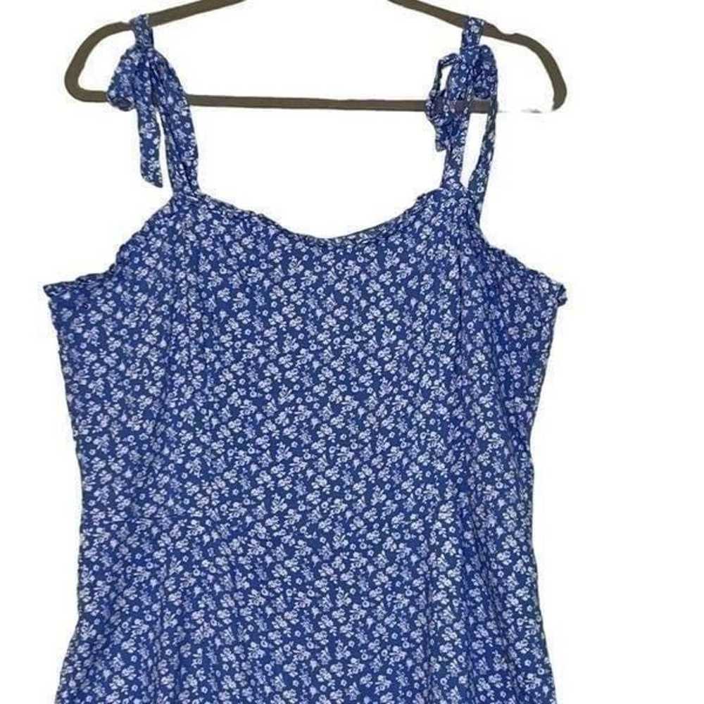 Bardot Light Blue Floral Mini Dress |Size L - image 4