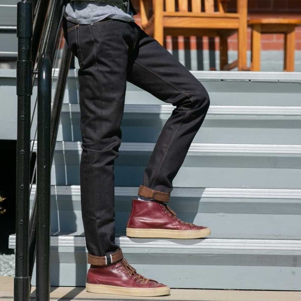 Gustin Indigo x Brown Japanese Selvedge 16oz - image 2