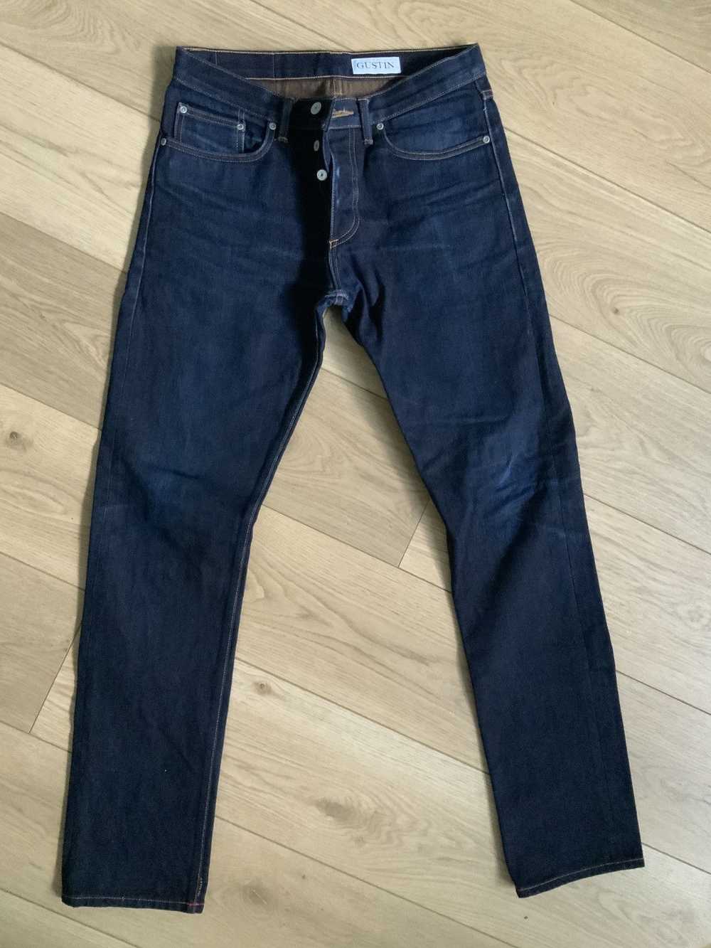 Gustin Indigo x Brown Japanese Selvedge 16oz - image 7