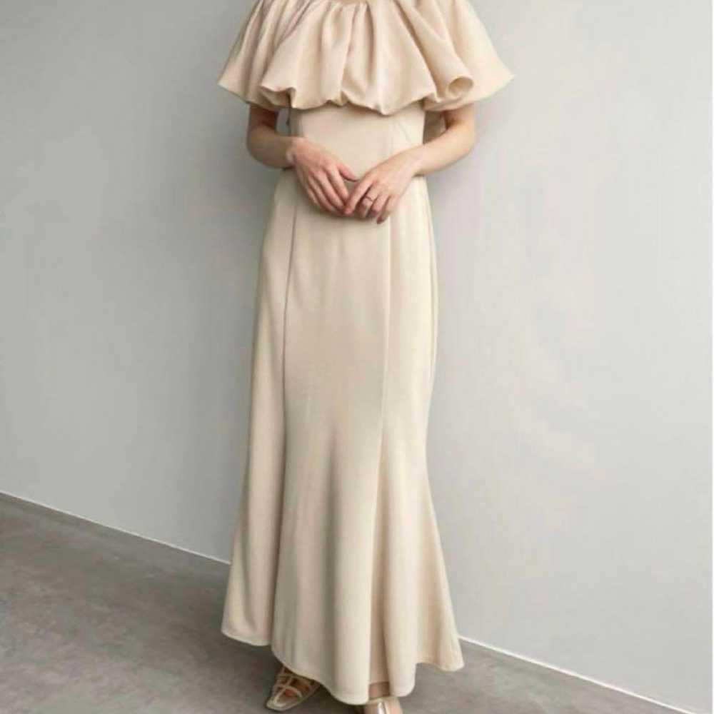 COCO DEAL Off-Shoulder Balloon Cape Cut Dress - image 1