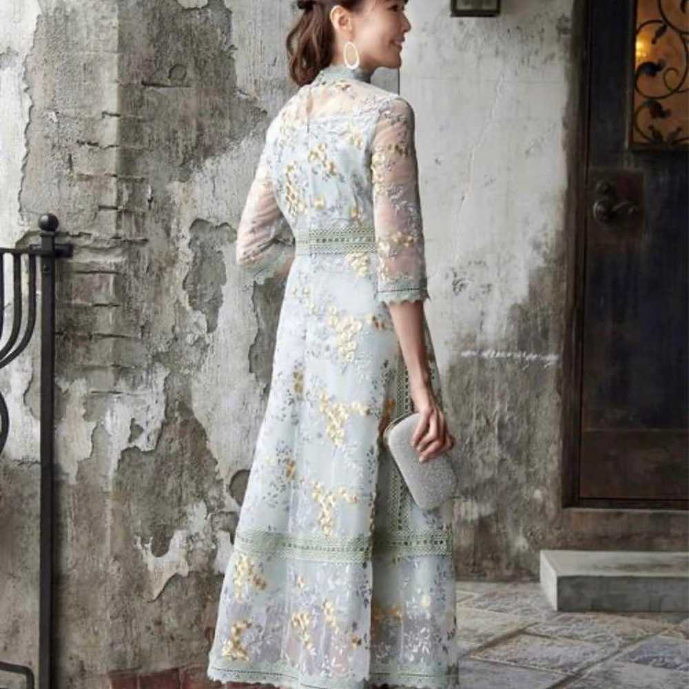 RUIRUE BOUTIQUE Flower Embroidery Lace Dress - image 2