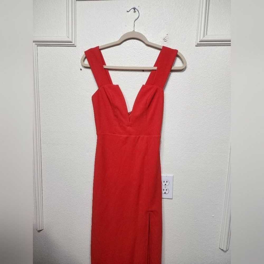 Lulu's Daring Elegance Red Sleeveless Mermaid Max… - image 6