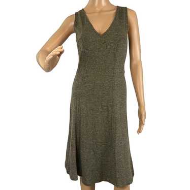 Etro Women's Wool Sheath Dress Sleeveless Army Gr… - image 1