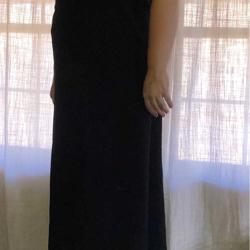 Daymor Couture Beaded Black Evening Gown Dress 12 - image 3