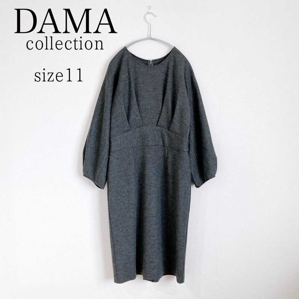 DAMA Collection Wool Tuck Dress - image 1