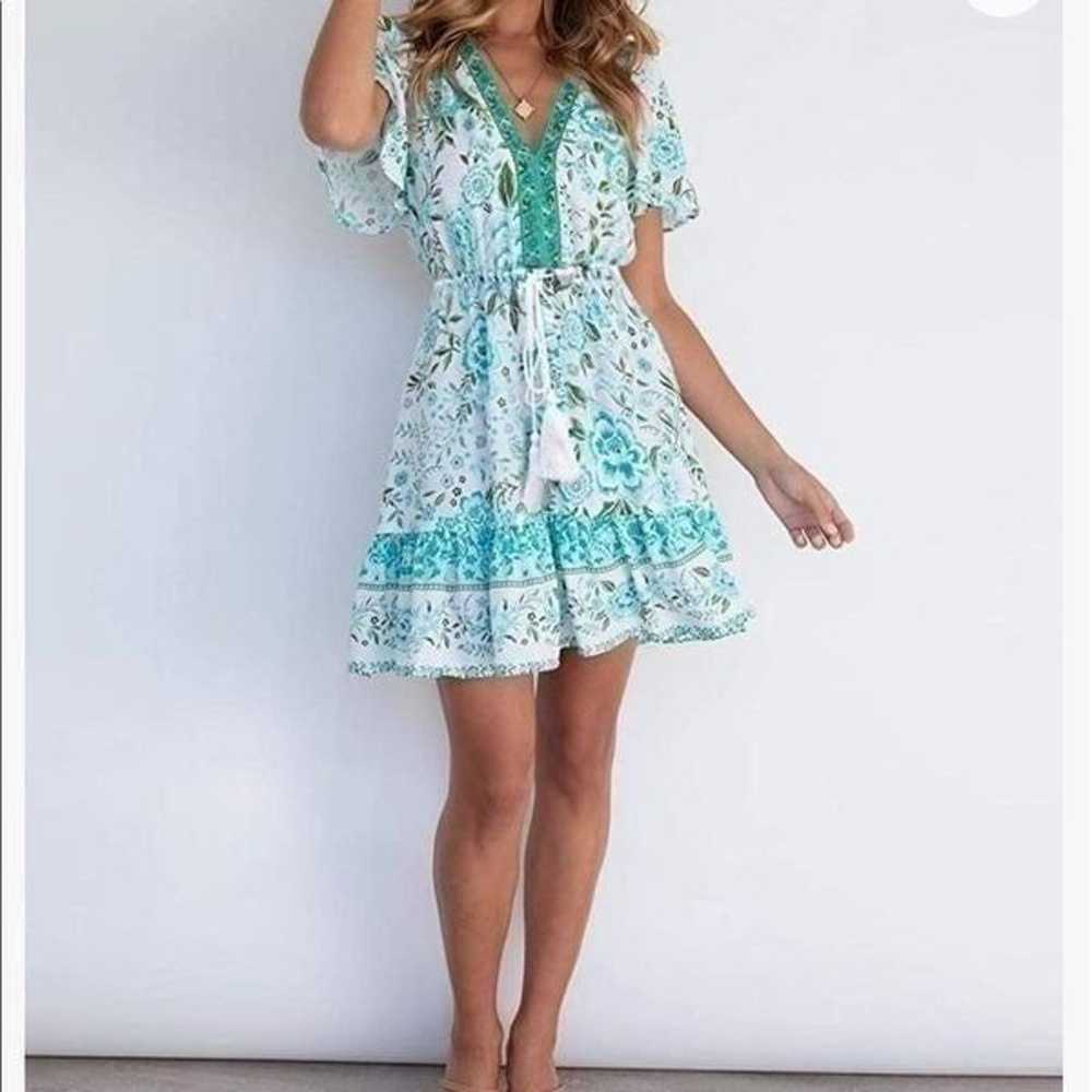 NEW Bohemian Summer Short Dress - image 1