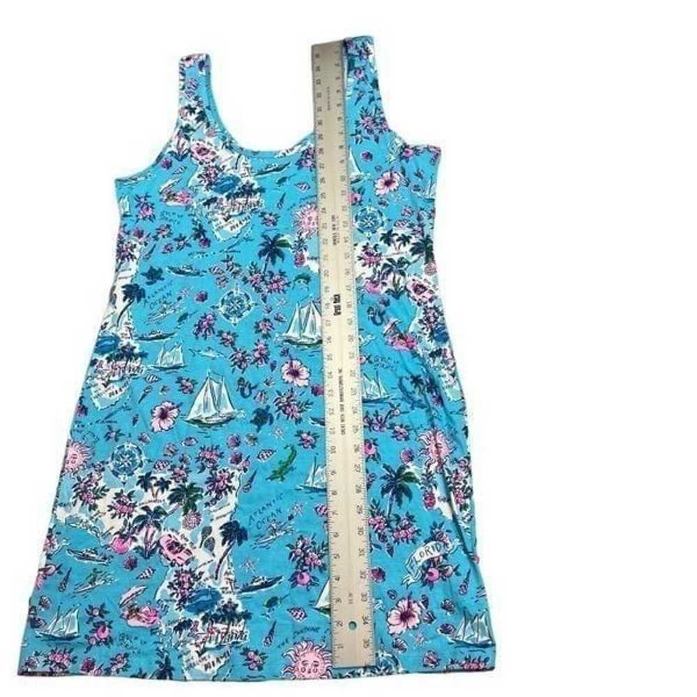 Lilly Pulitzer Dress WMNS XL Blue Newberri Tank A… - image 3