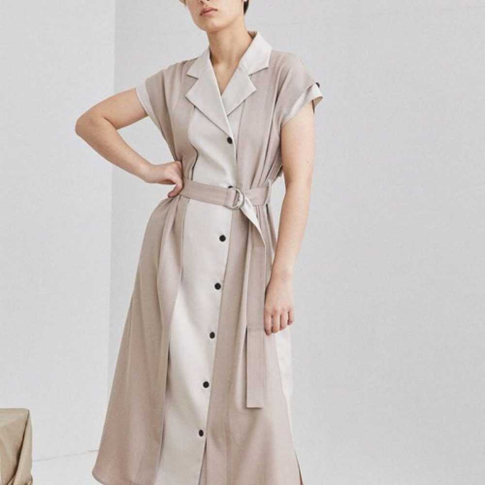 UNITED TOKYO
Double-Layer Shirt Dress Beige - image 1