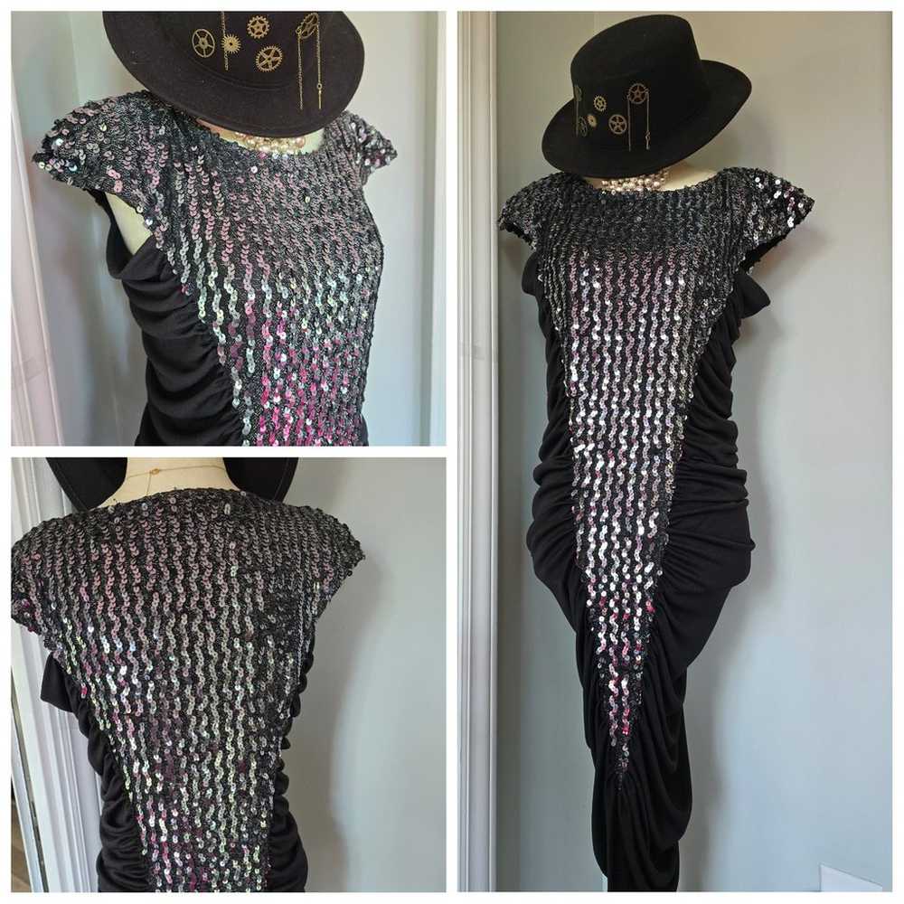 Vintage Climax Dress David Howard Sequin Bodycon … - image 1