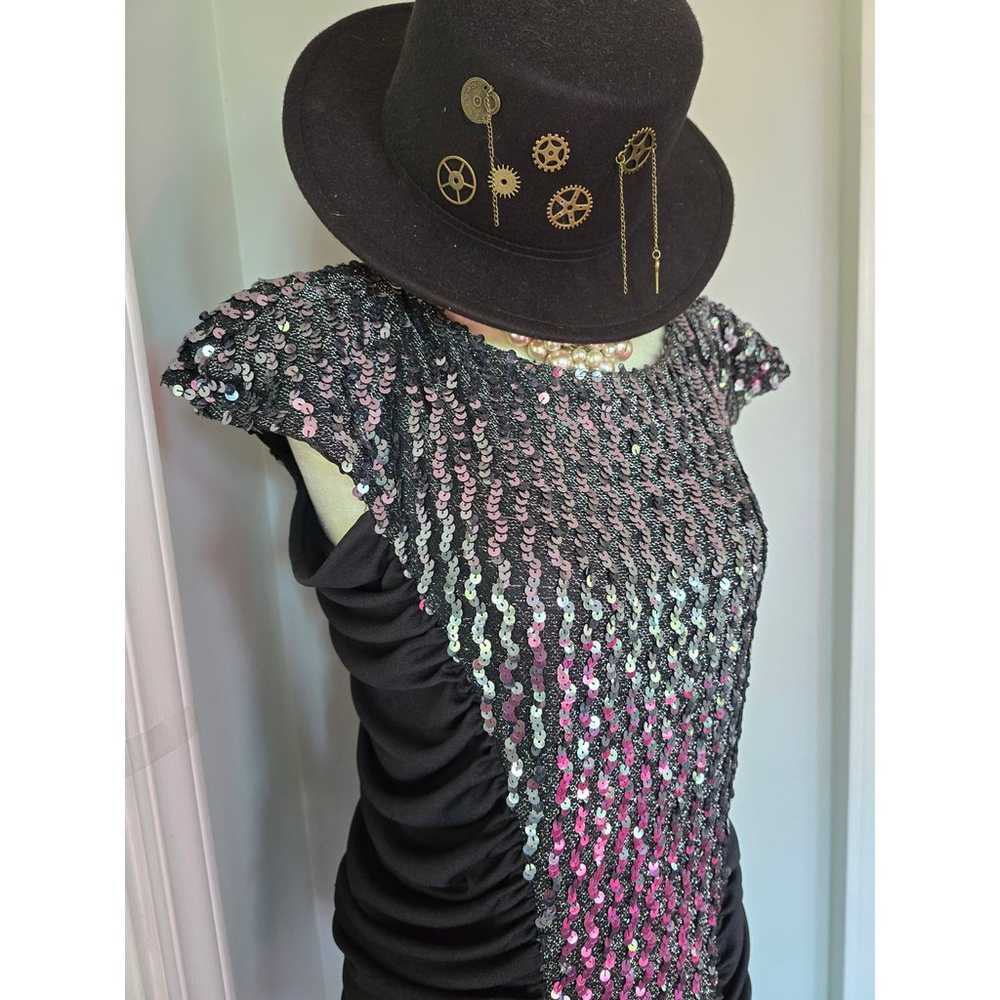 Vintage Climax Dress David Howard Sequin Bodycon … - image 6