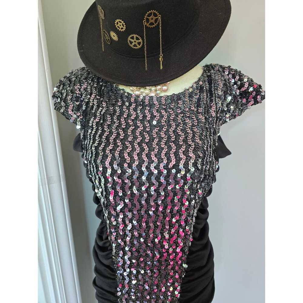 Vintage Climax Dress David Howard Sequin Bodycon … - image 8