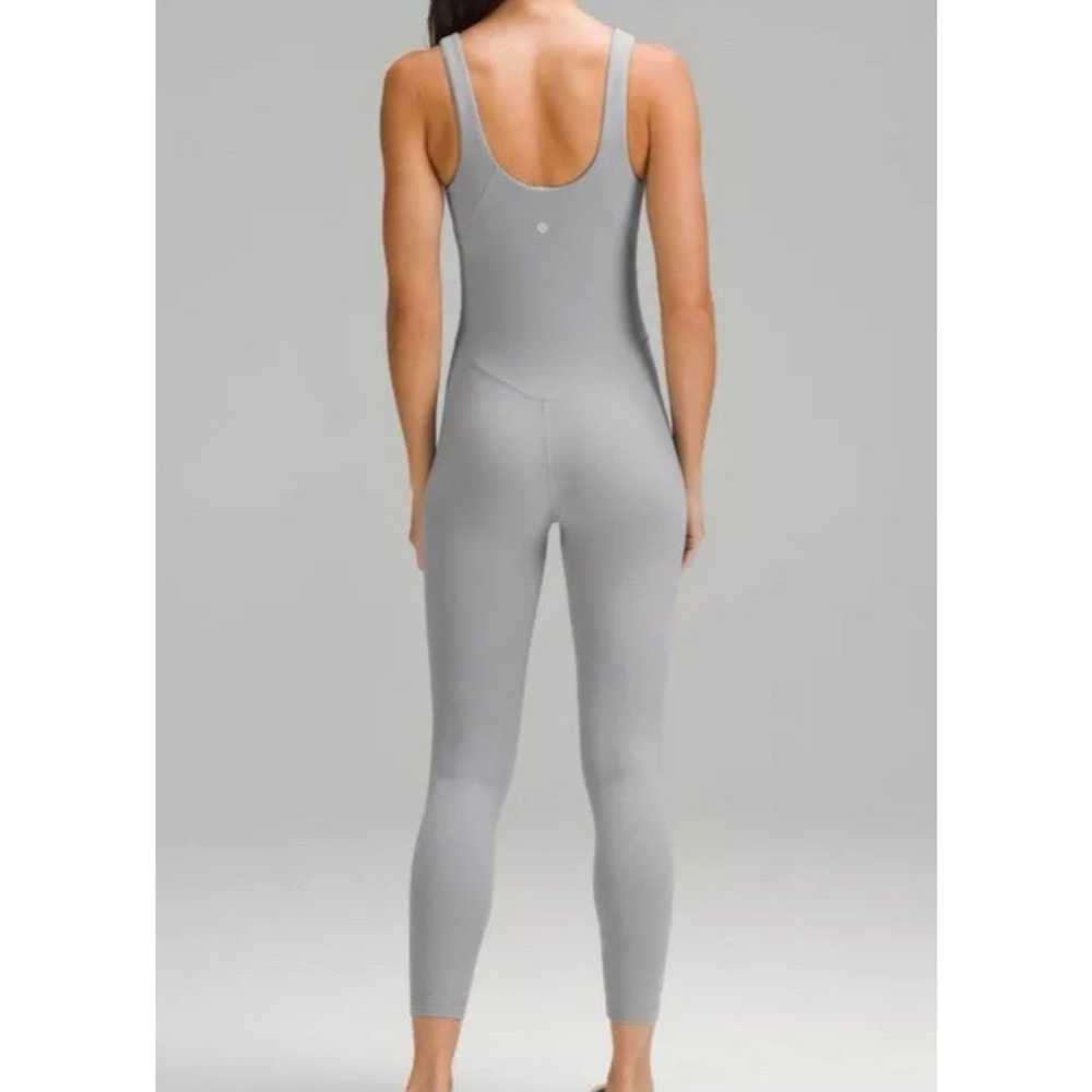 Lululemon SZ 14 Align Bodysuit 25" Shelf Bra Wick… - image 2