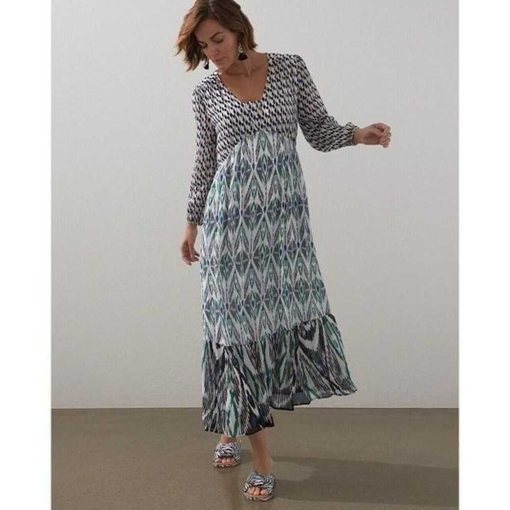 Chicos 40th Anniversary Ikat Clip Dot Dress Women… - image 2