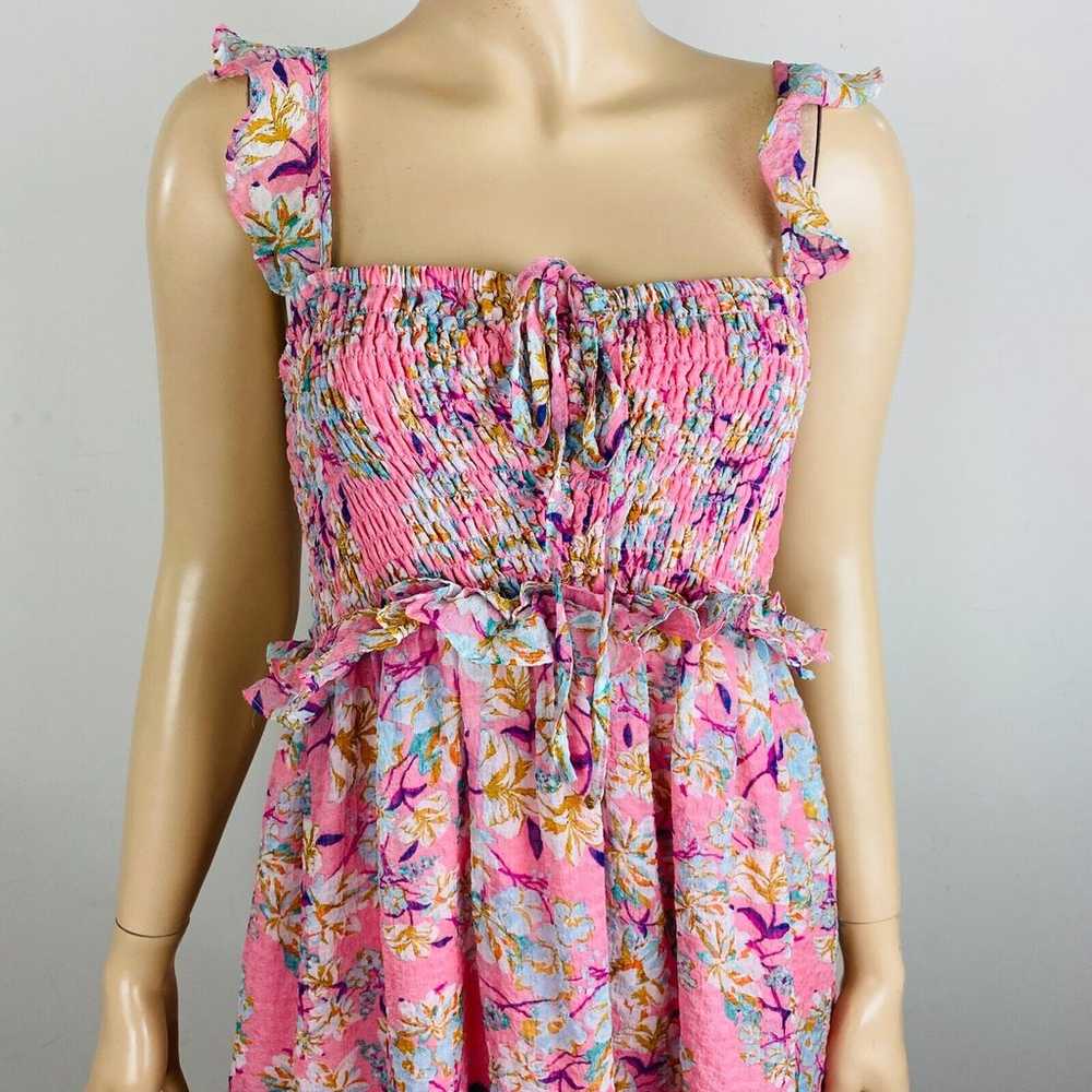 Fate Brand Beautiful Summery Pink Dress Colorful … - image 2