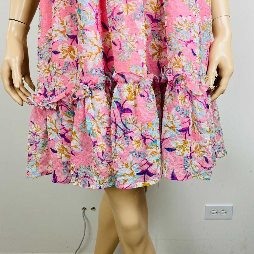 Fate Brand Beautiful Summery Pink Dress Colorful … - image 3