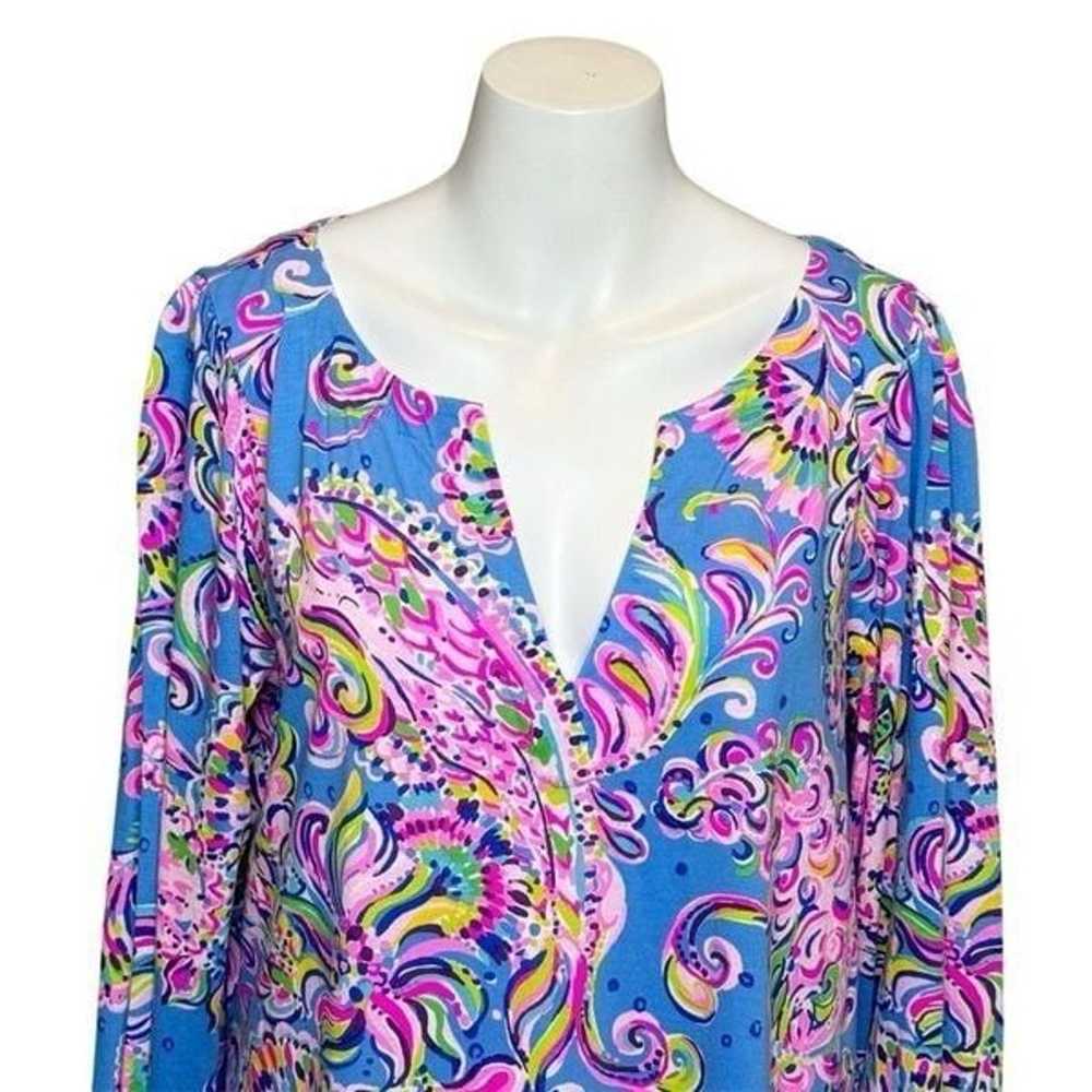 Lilly Pulitzer Cath dress in mermaid grotto size … - image 4