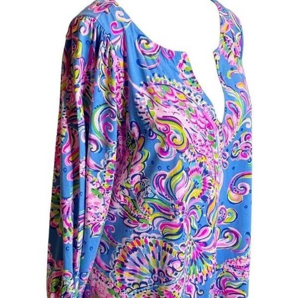 Lilly Pulitzer Cath dress in mermaid grotto size … - image 6