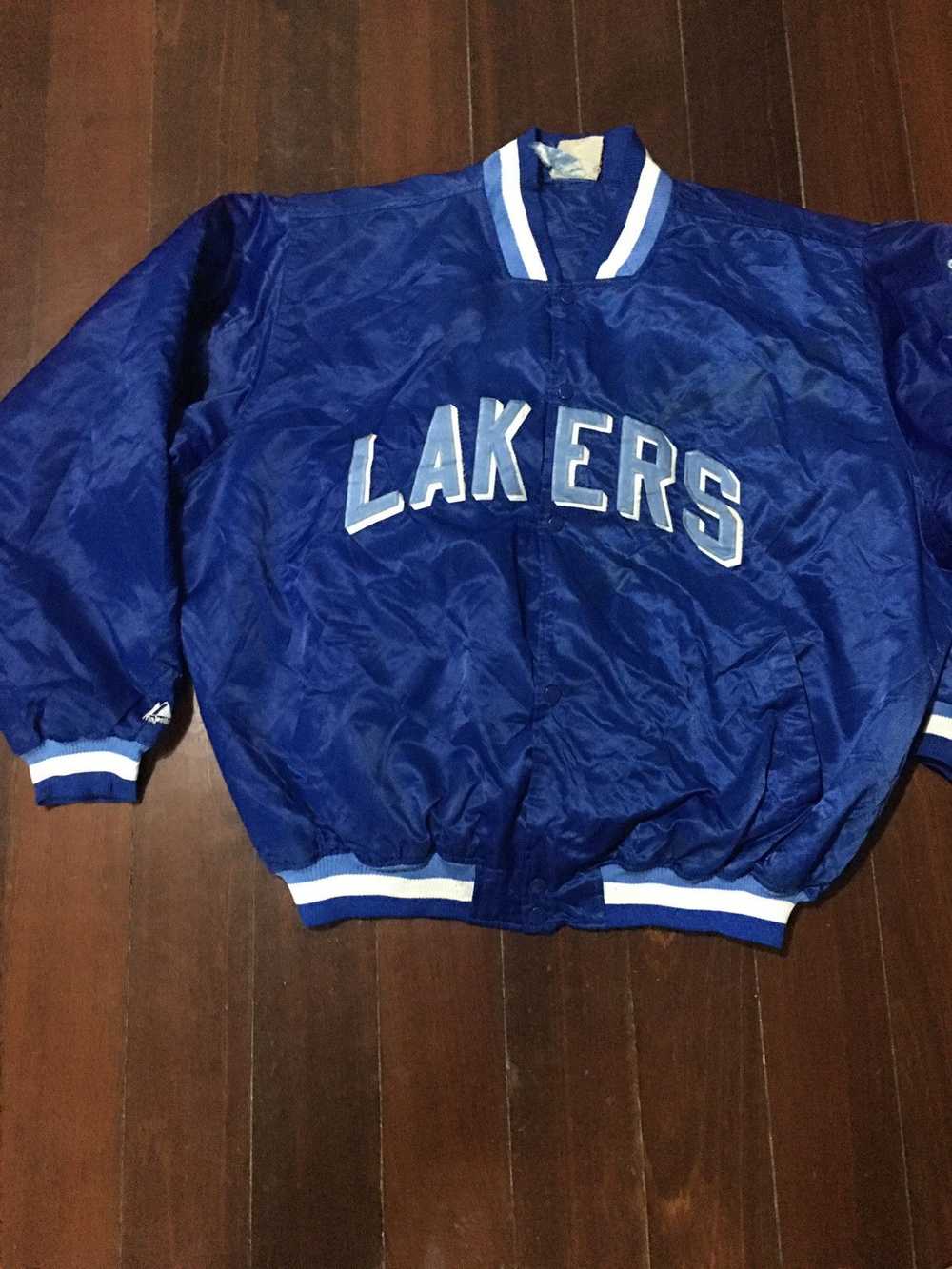 NBA × NFL × NHL Vintage 90s LAKERS famous NBA tea… - image 4