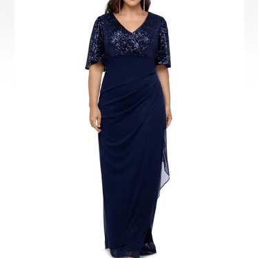 Xscape Women Plus Size Sequin A Line Gown Size 20… - image 1