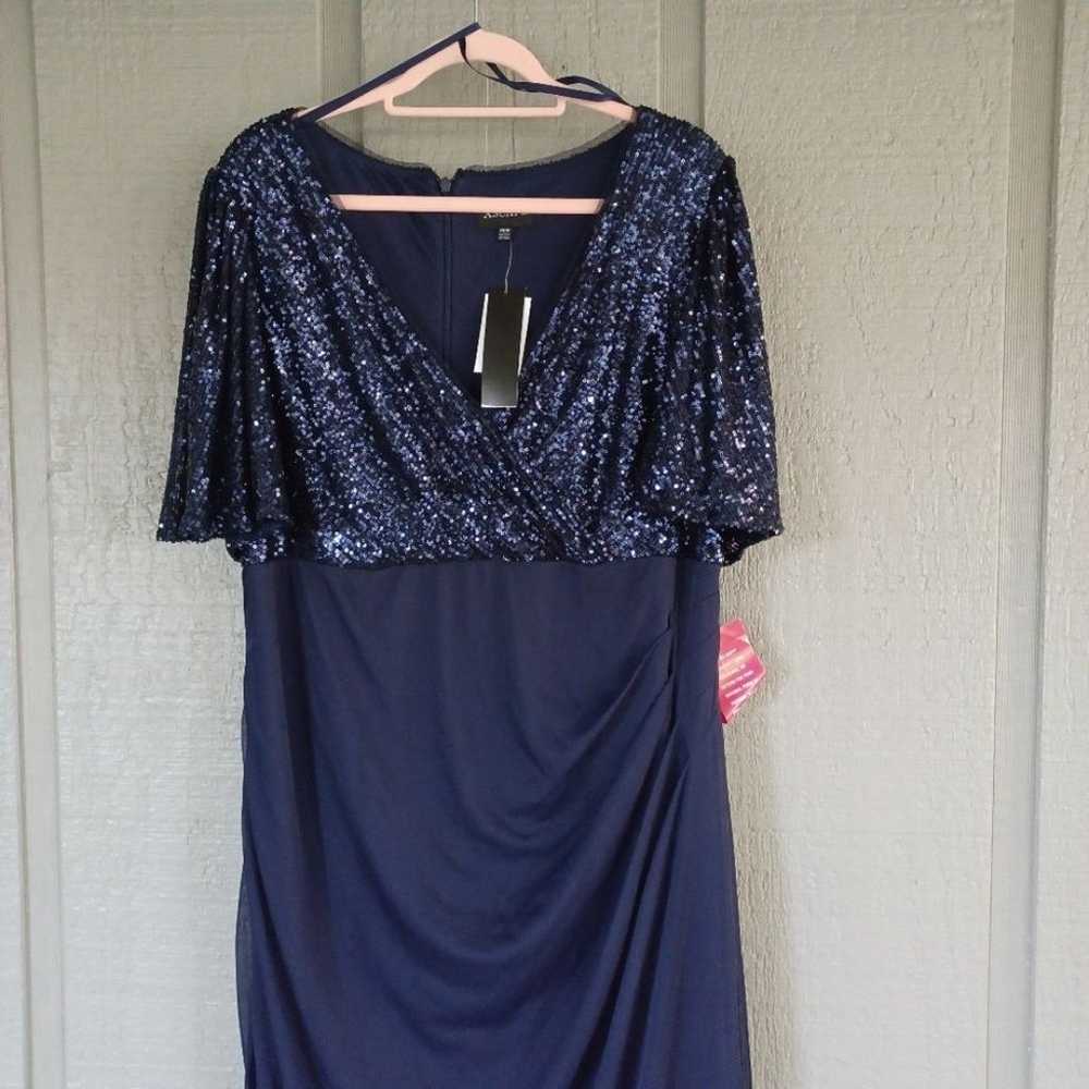 Xscape Women Plus Size Sequin A Line Gown Size 20… - image 3