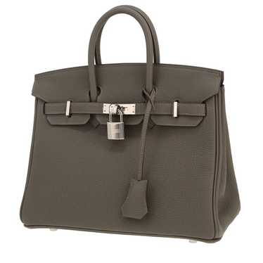 Hermès Birkin 25 cm handbag in Gris Meyer togo le… - image 1