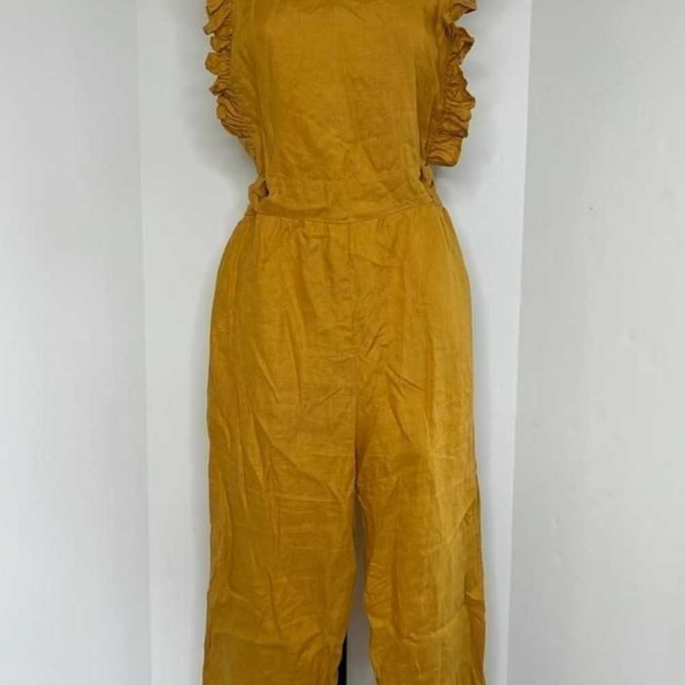 Posse Rider Jumpsuit Overalls Size M Mustard Yell… - image 1