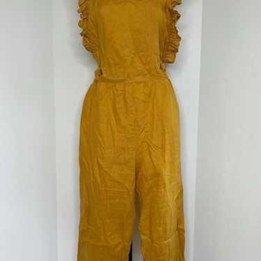 Posse Rider Jumpsuit Overalls Size M Mustard Yell… - image 1