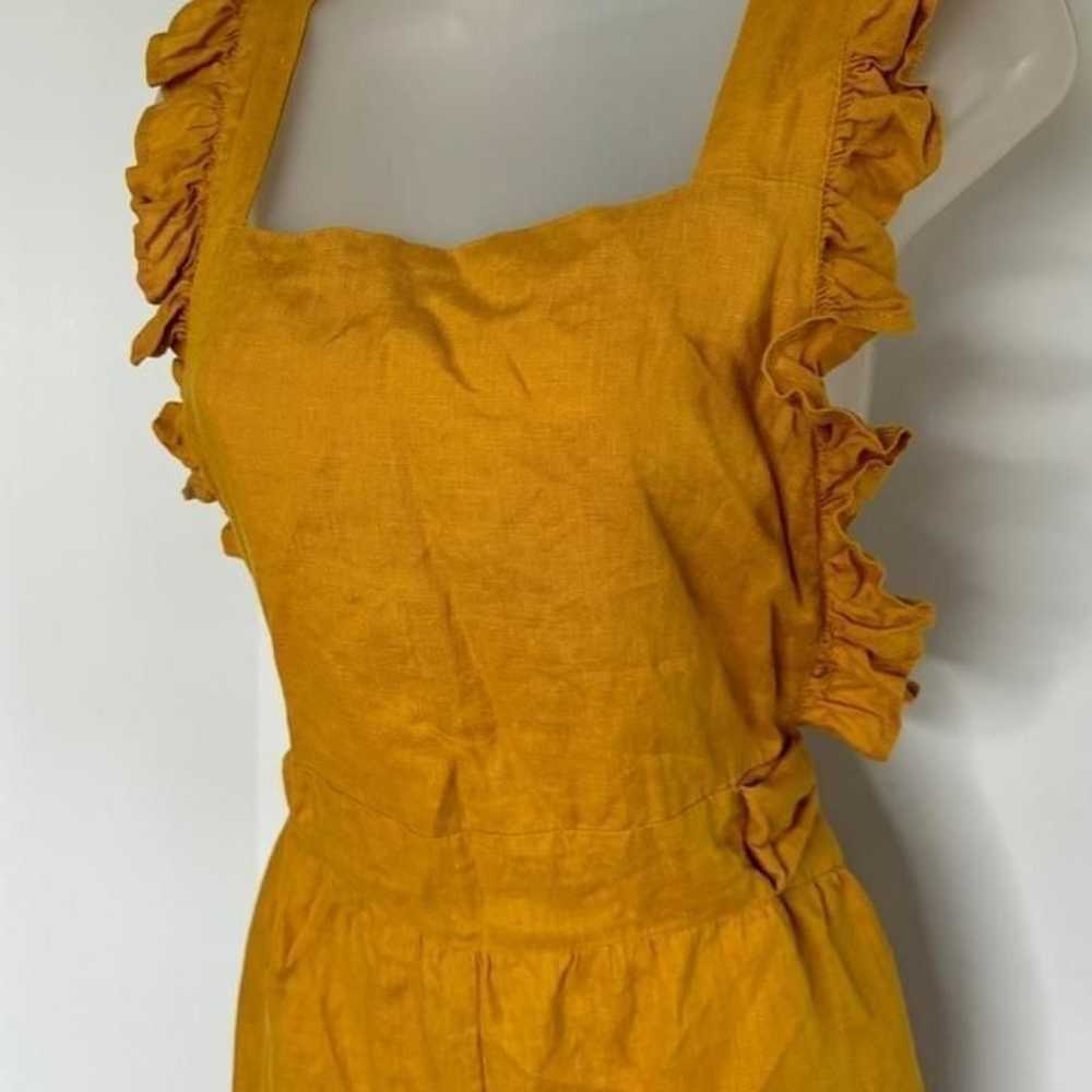 Posse Rider Jumpsuit Overalls Size M Mustard Yell… - image 3