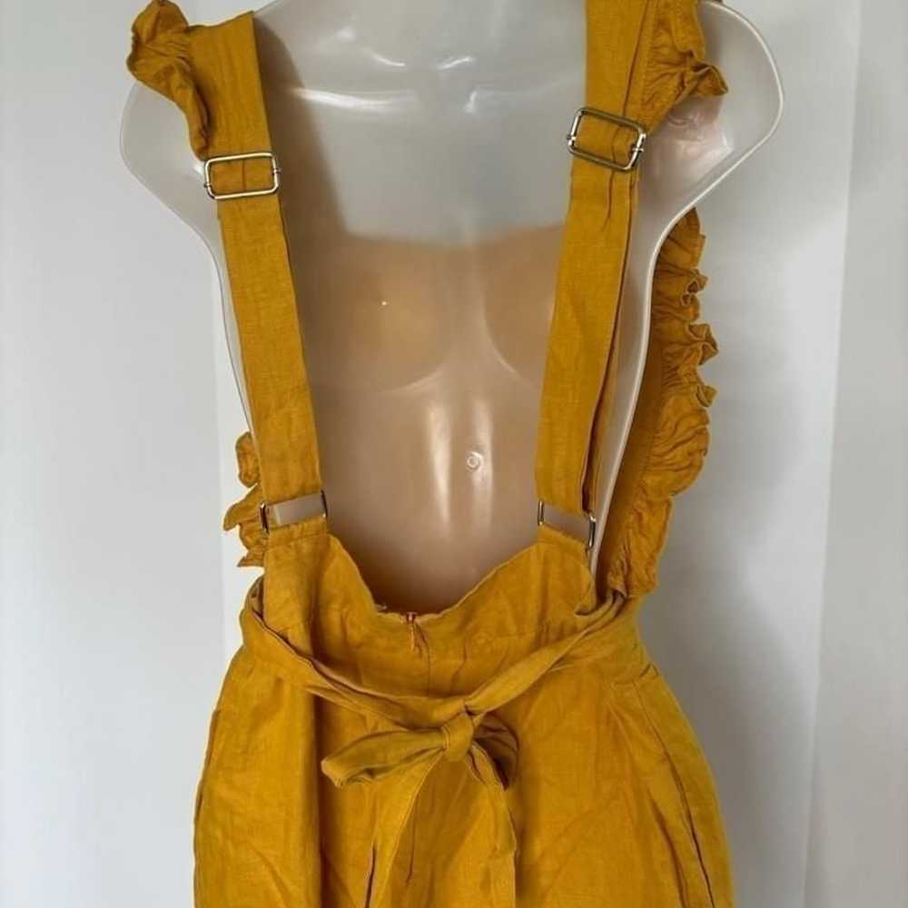 Posse Rider Jumpsuit Overalls Size M Mustard Yell… - image 5