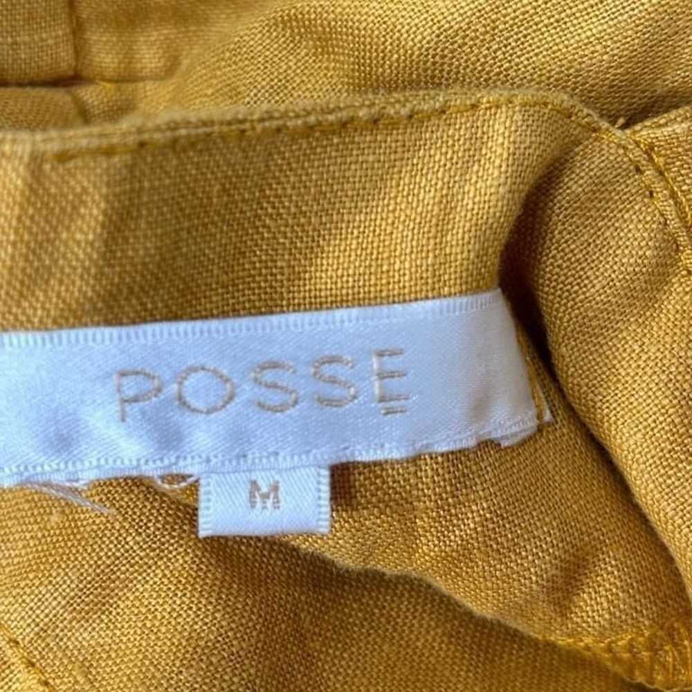 Posse Rider Jumpsuit Overalls Size M Mustard Yell… - image 9