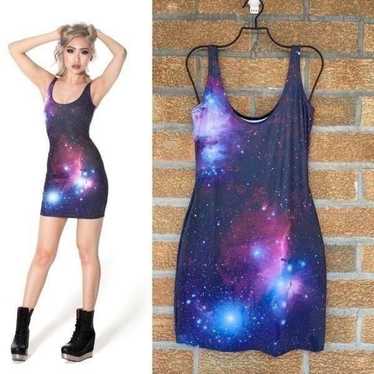 BLACK MILK  GALAXY BLUE DRESS MEDIUM