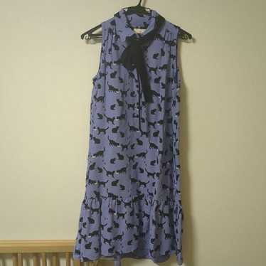 Kate Spade cat print sleeveless dress size 2 - image 1