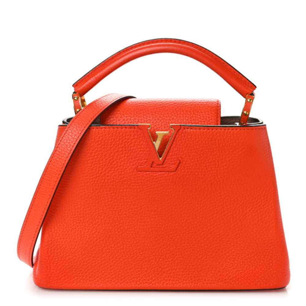 LOUIS VUITTON Taurillon Capucines BB Clementine - image 1