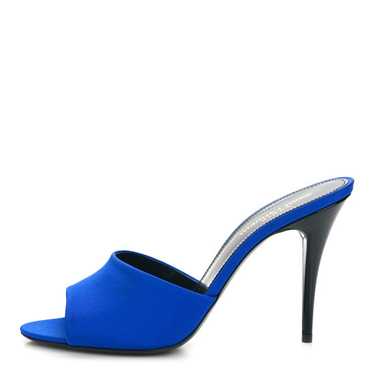 SAINT LAURENT Crepe De Chine Suite Mule Sandals 3… - image 1