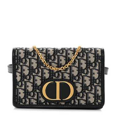 CHRISTIAN DIOR Oblique 30 Montaigne 2-In-1 Pouch … - image 1