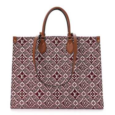 LOUIS VUITTON Jacquard Since 1854 Onthego GM Bourd