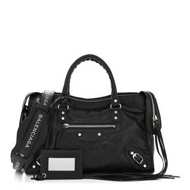 BALENCIAGA Agneau Classic Silver Hardware S City B