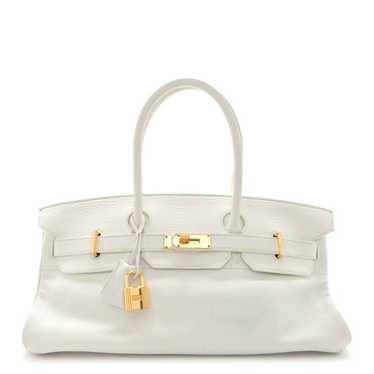 HERMES Taurillon Clemence JPG Birkin 42 White - image 1