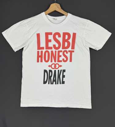 Drake × Rap Tees × Streetwear Drake Lesbi Honest … - image 1