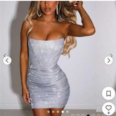 Silver Sparkly Dress