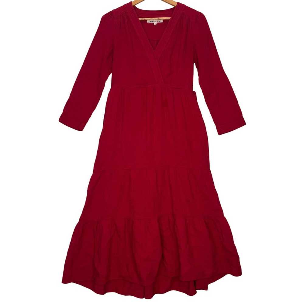 Xirena Everly Redwood Cotton Long Sleeve Midi Dre… - image 2